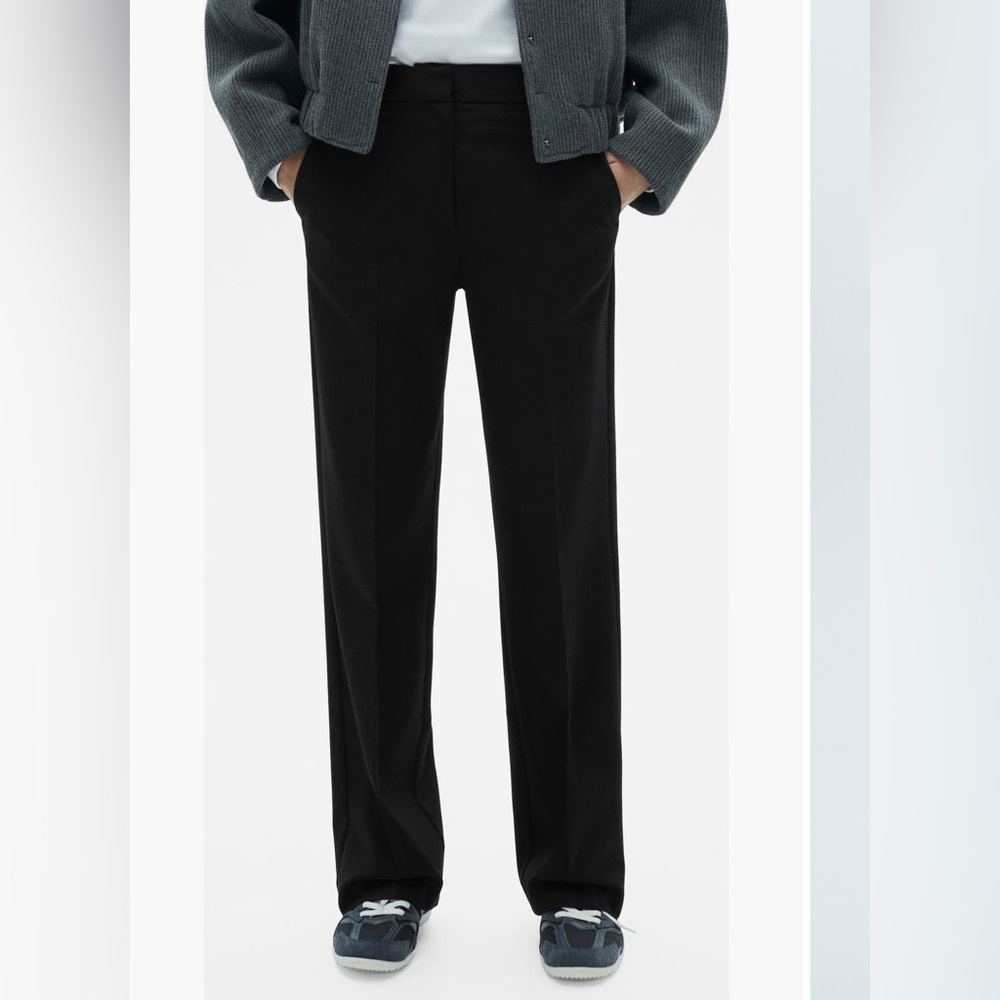 MANGO straight leg pants